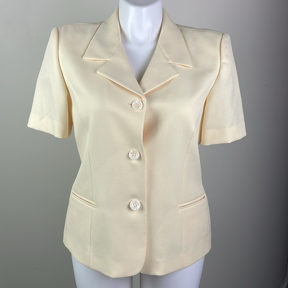 haberdashery By Leslie Fay Sportswear Vintage Short Sleeve Blazer